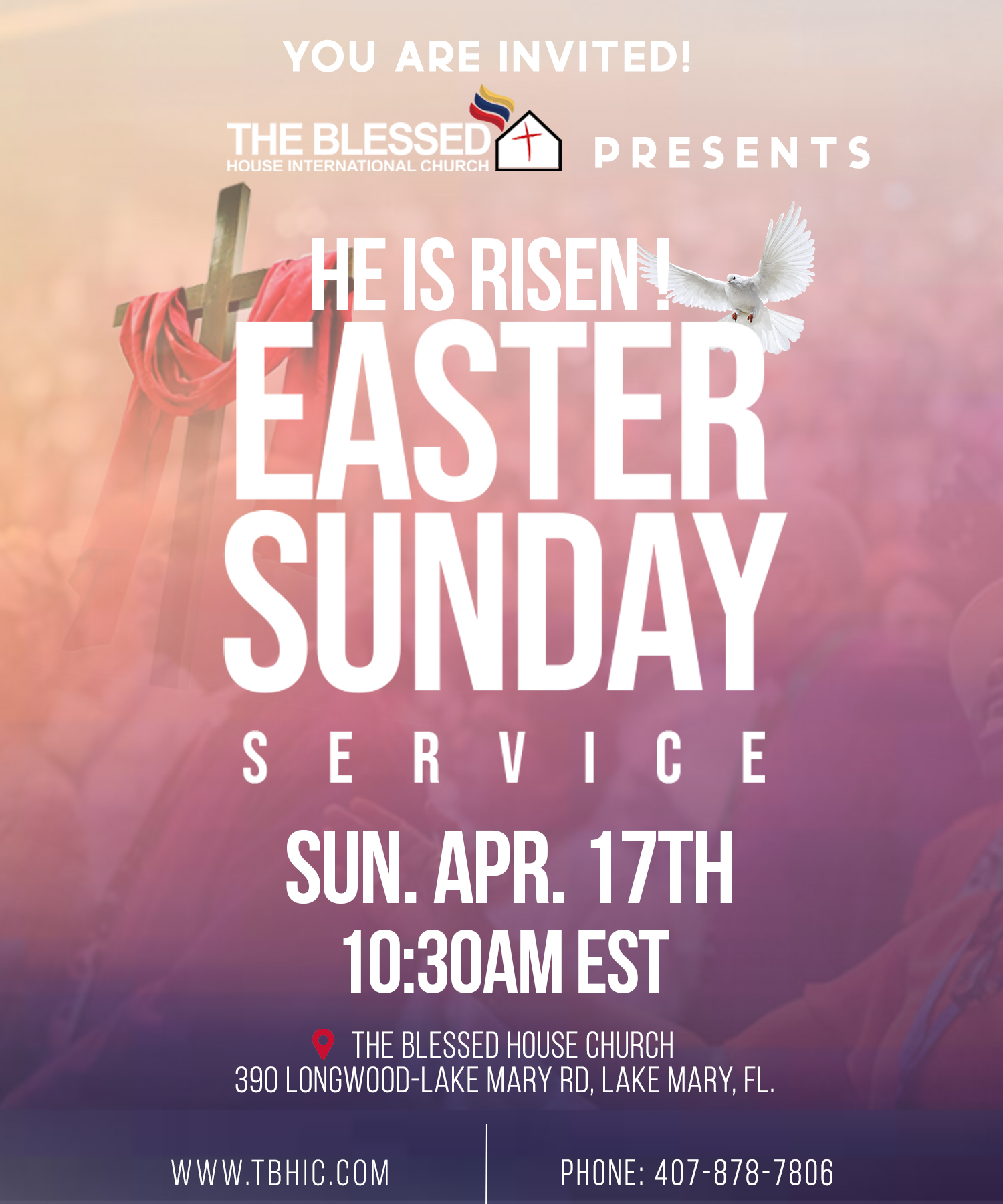 Easter at The Blessed House Church